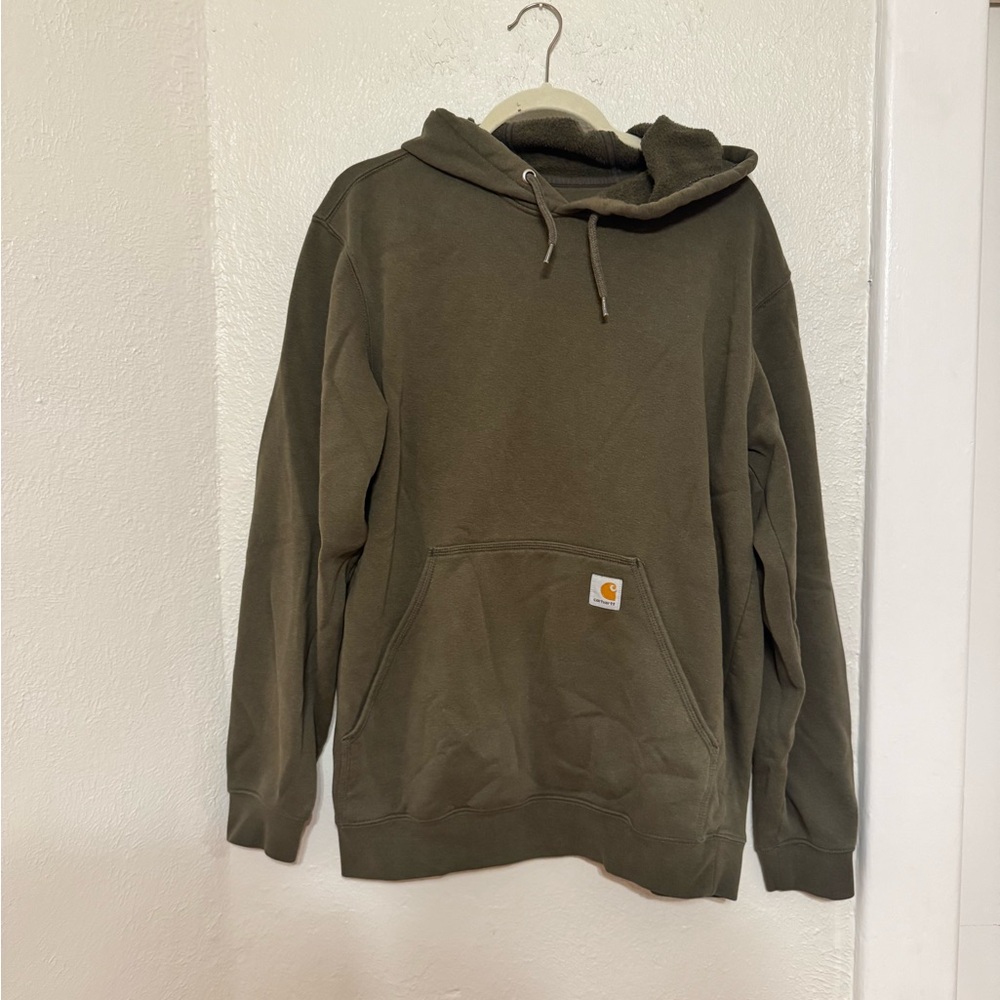 Carhartt Men's Green Pullover Hoodie